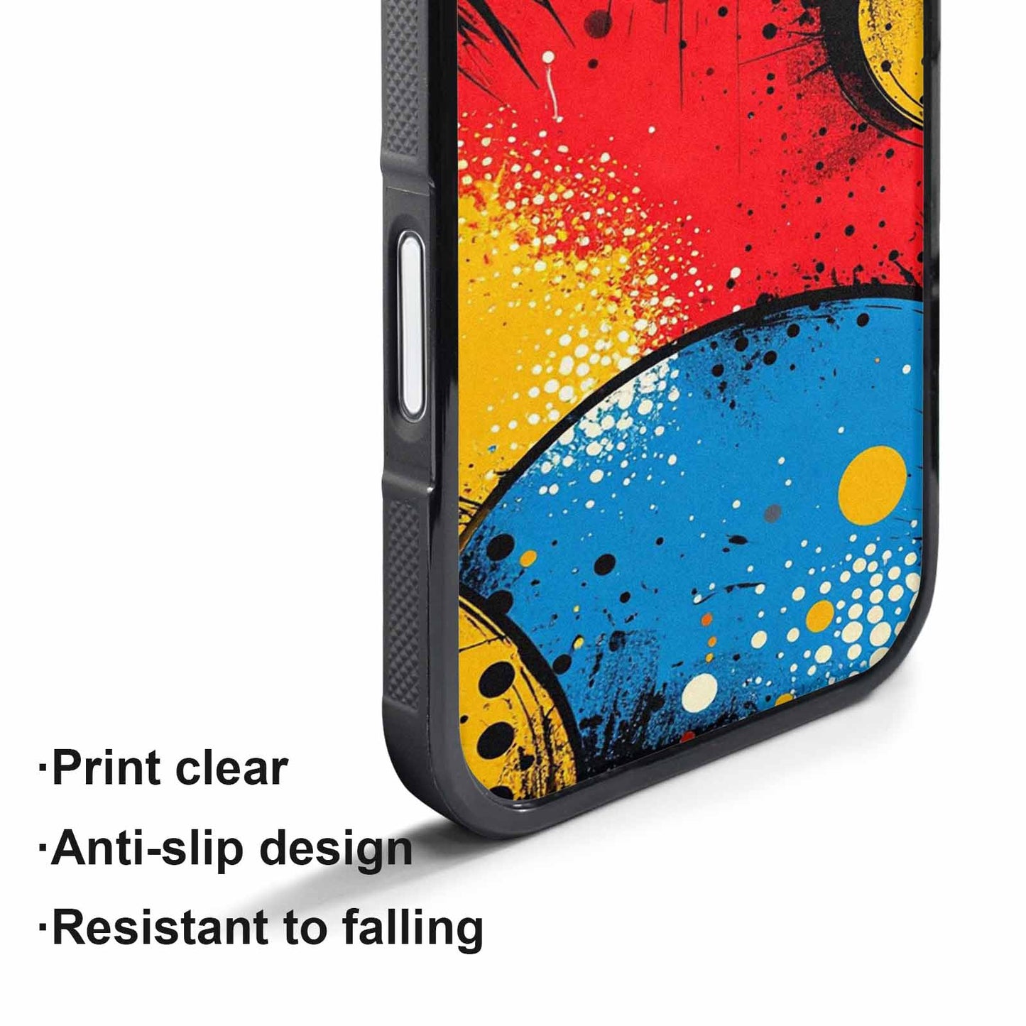 iPhone 17 Pro Max Case — Small Comic Book Halftone Original Art, Customized Protective Case