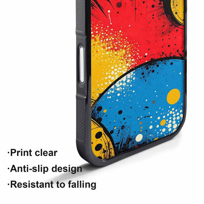 iPhone 17 Pro Max Case — Small Comic Book Halftone Original Art, Customized Protective Case