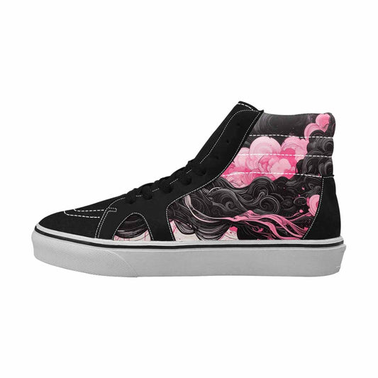 MEN'S Van Gogh Swirl High Top Canvas Kaleidoscope Custom Sneakers