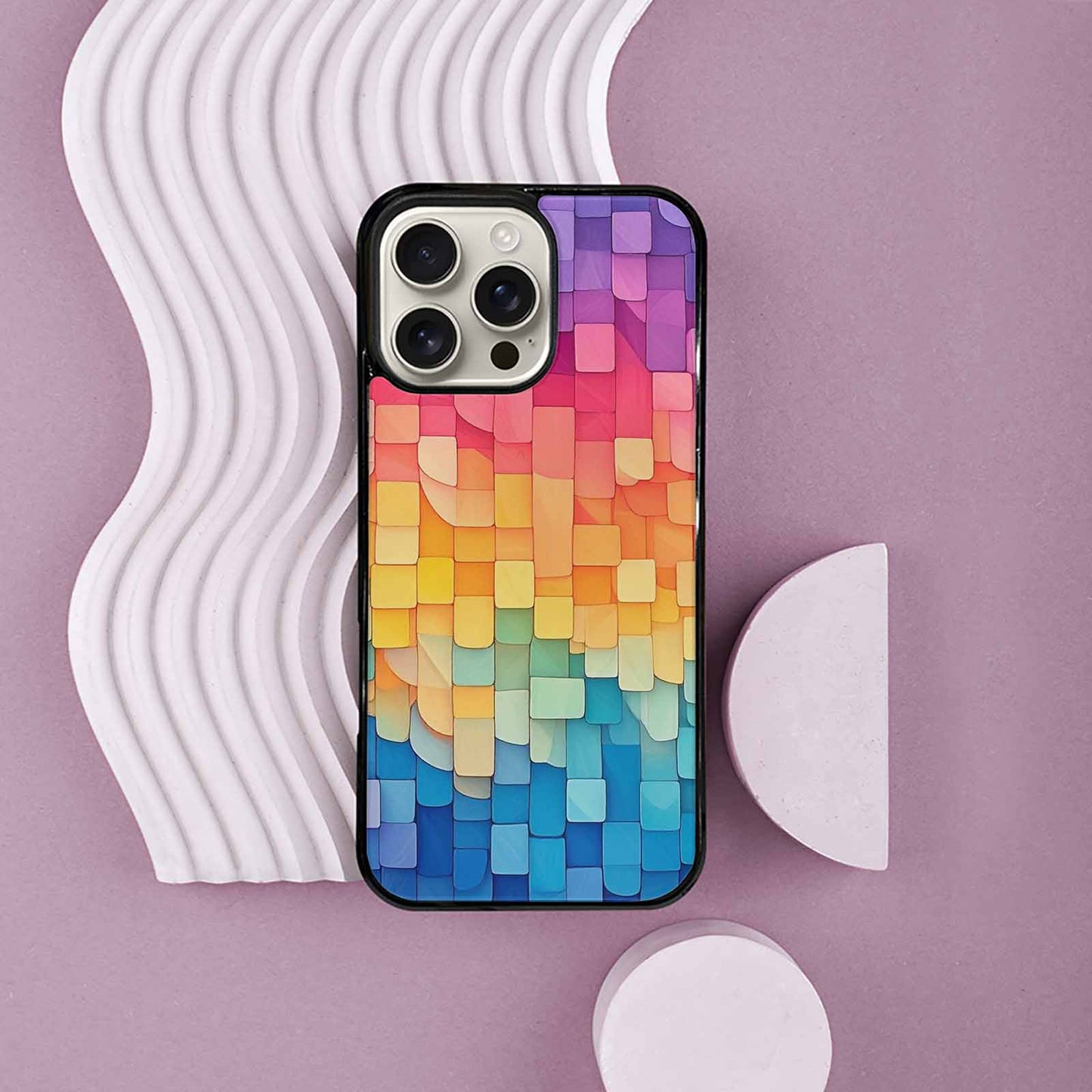 iPhone 16 Pro Max Case — Color Gradient Fade Pattern Hundreds Of, Original Design Phone Case
