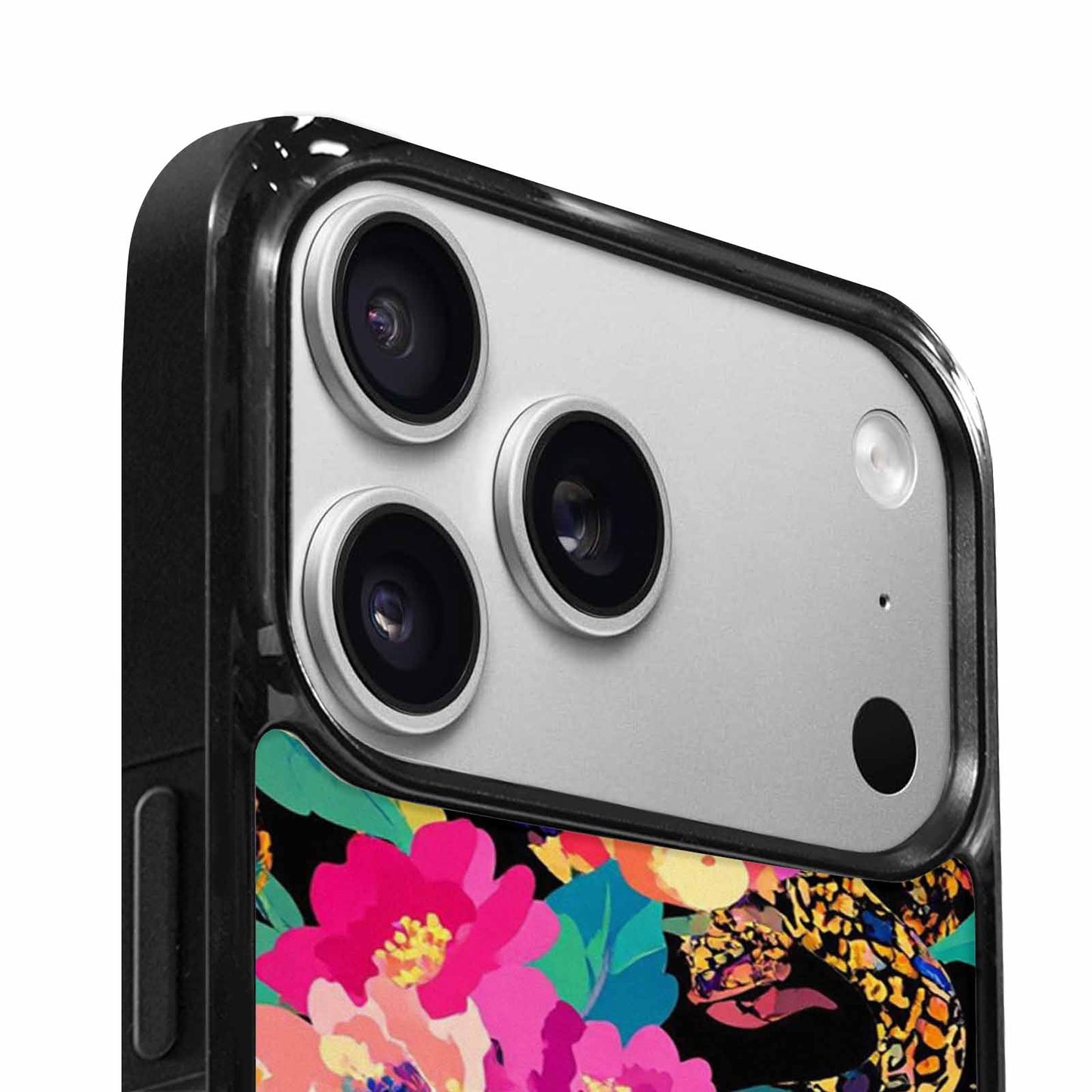 iPhone 17 Pro Case — Snakes Print Floral Seamless Pattern Floral, Personalized Phone Case