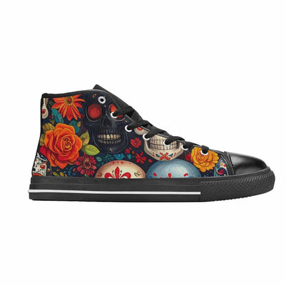 MEN'S Skull High Top Canvas Dreamcore Shoes