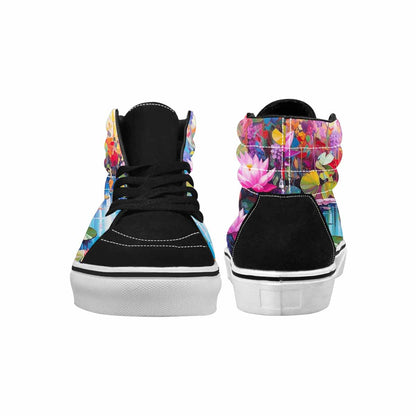 MEN'S Monet Impressionist High Top Canvas Surreal Shoes
