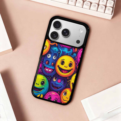 iPhone 17 Pro Case — Small Funny Looking Cartoon People Cartoon, Personalized Phone Case