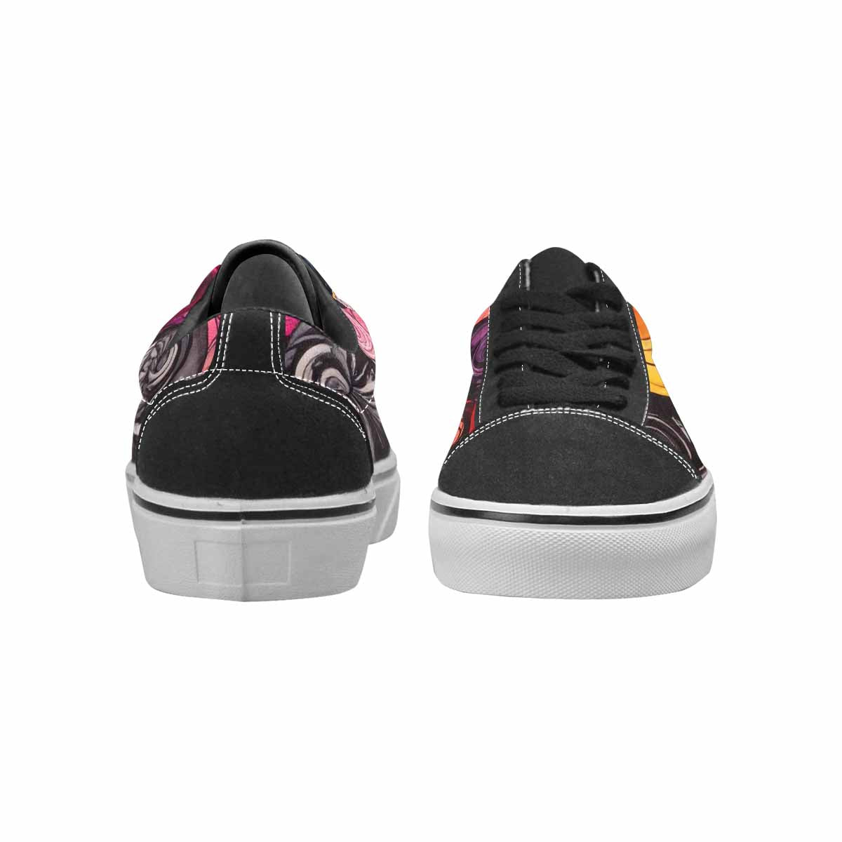 WOMEN'S Tie Lace-Up Canvas Surreal Custom Shoes