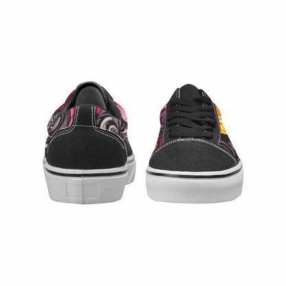 WOMEN'S Tie Lace-Up Canvas Surreal Custom Shoes