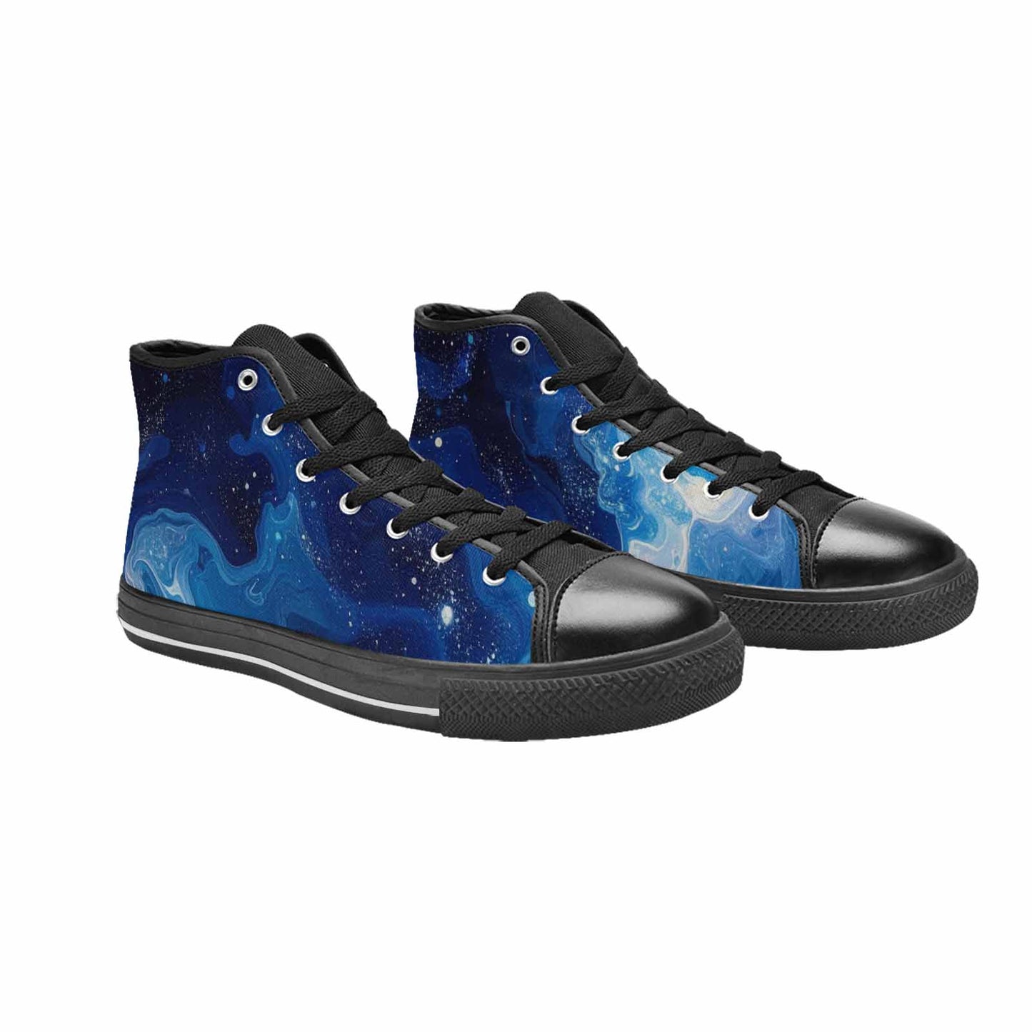 WOMEN'S Galaxy Art - High Top Canvas Surreal Sneakers