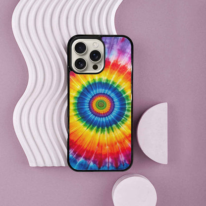iPhone 16 Pro Max Case — A1 Fly Rainbow Spiral Tie Dye, Custom Art Phone Cover