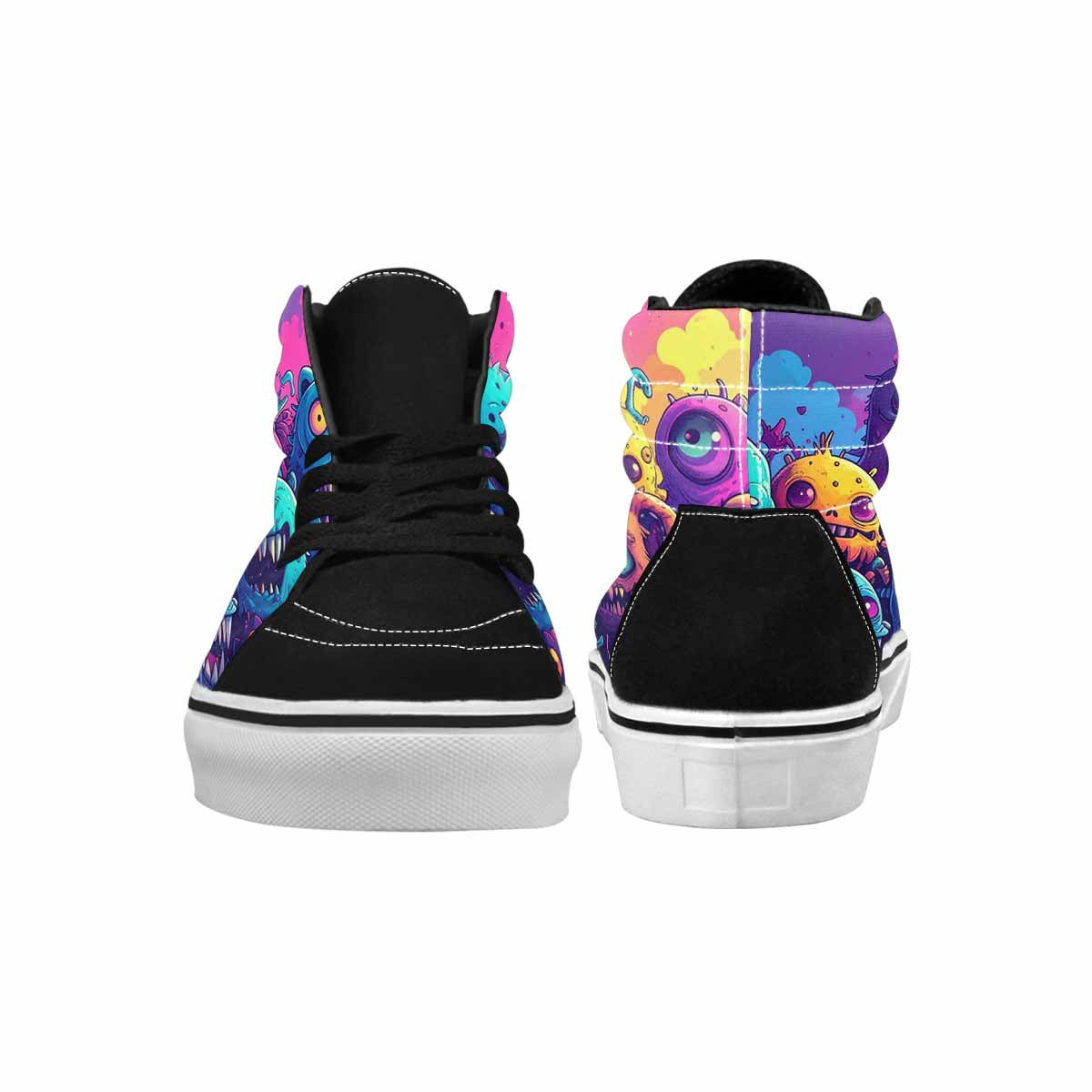 MEN'S Overlapping Endlessly No Empty High Top Canvas Grunge Shoes
