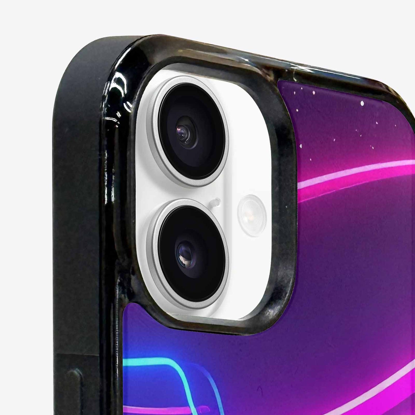 iPhone 16 Plus Case — 80s Neon Cartoon Custom, Original Design Phone Case