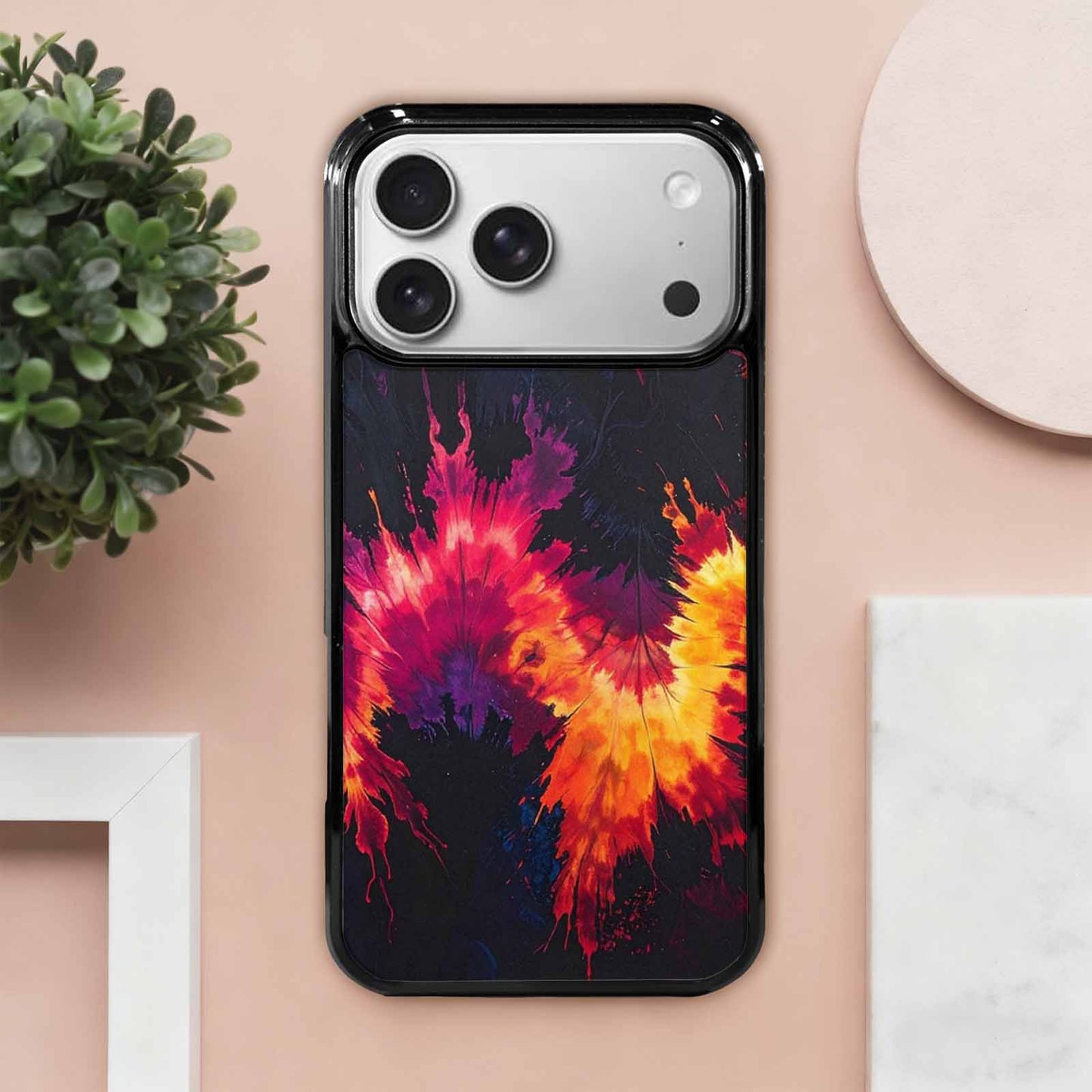 iPhone 17 Pro Max Case — Tie Dye Dark Tie Dye, Custom Designed Case Cover