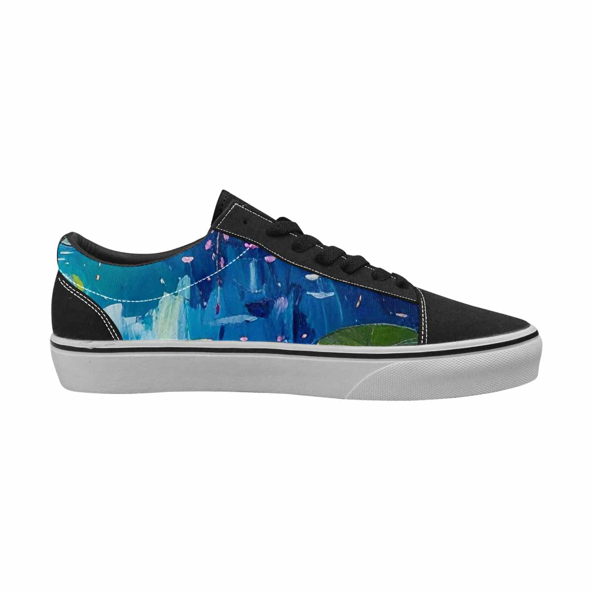 WOMEN'S Full Color Vibrant Monet Lace-Up Canvas Dreamlike Shoes