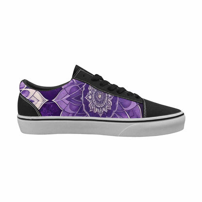 MEN'S Mandala Canvas Lace-Up Grunge Custom Shoes