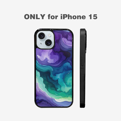 iPhone 15 Case — Galaxy Aurora Nebula, Customized Protective Case