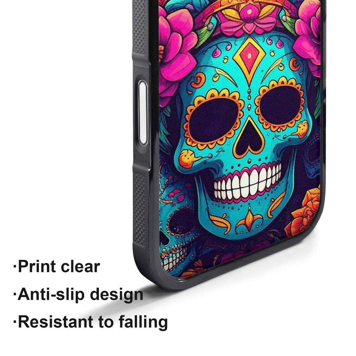 iPhone 17 Pro Max Case — Skull Dark Art Gothic Print Gothic, Unique Phone Case Design