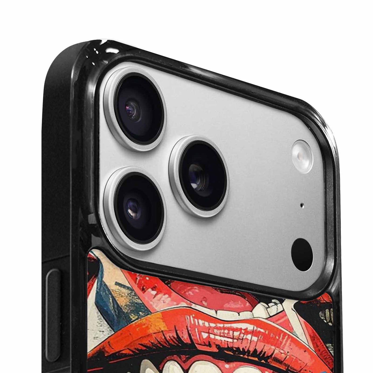 iPhone 17 Pro Case — Seamless Repeating Pattern Of Overlapping Cartoon, Custom Designed Case Cover