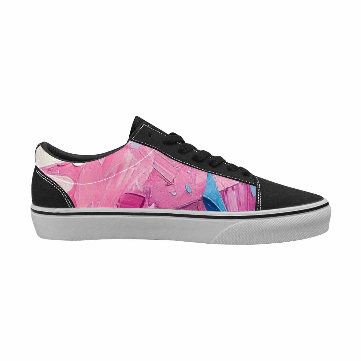 WOMEN'S Transgender Pride Flag Lace-Up Canvas Y2K Custom Shoes