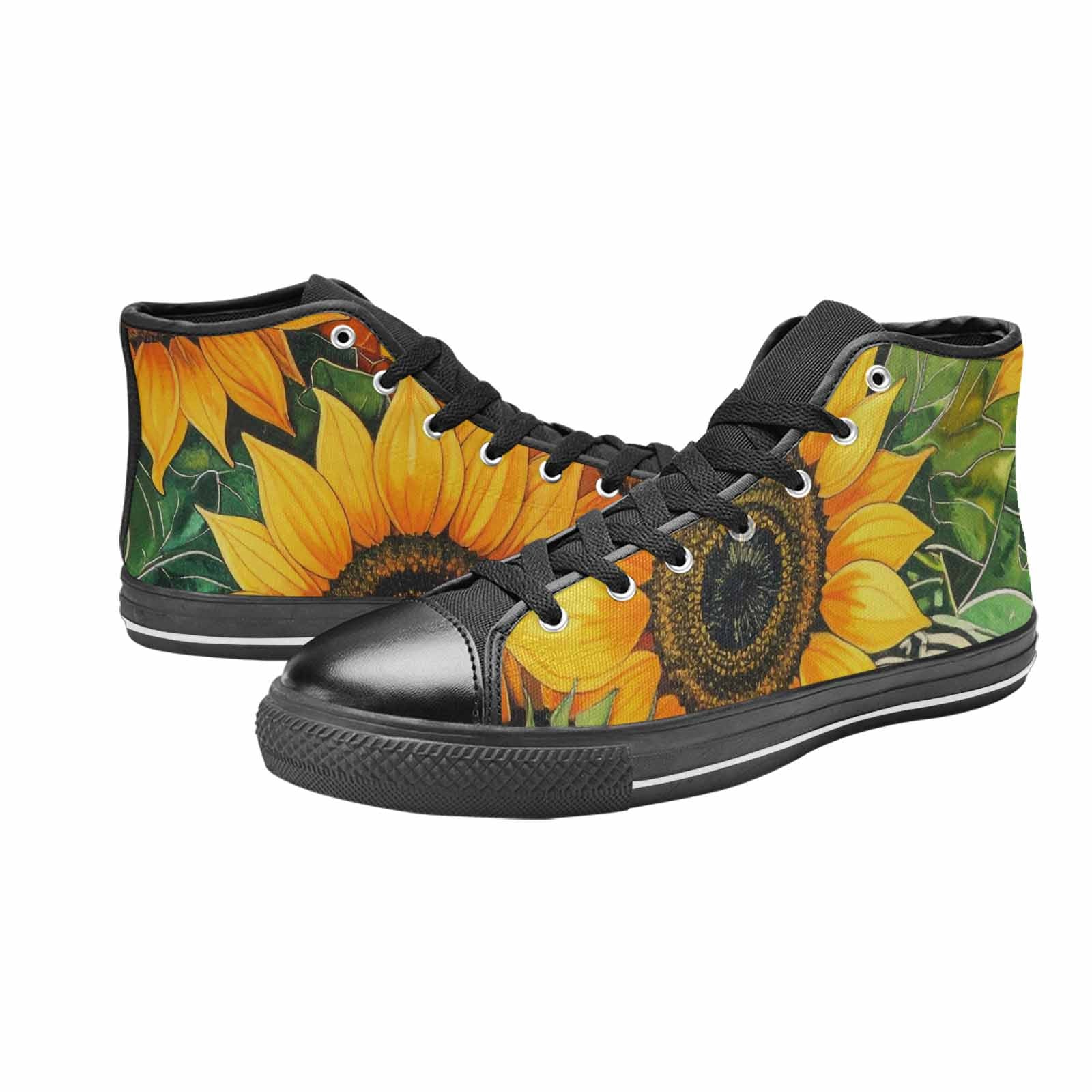 WOMEN'S Blend Melt Them High Top Canvas Neon Fantasy Custom Shoes