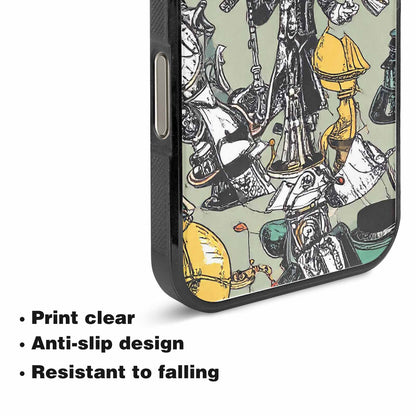 iPhone 15 Pro Max Case — Noir Spy Silhouette Pen Ink Noir, Custom Printed Phone Case