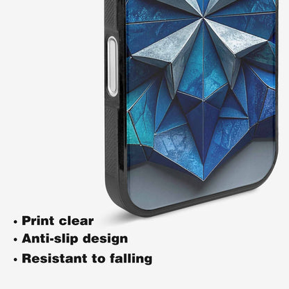 iPhone 16 Plus Case — Geometric Origami Art Pattern Personalized Phone, Custom Made Phone Cover