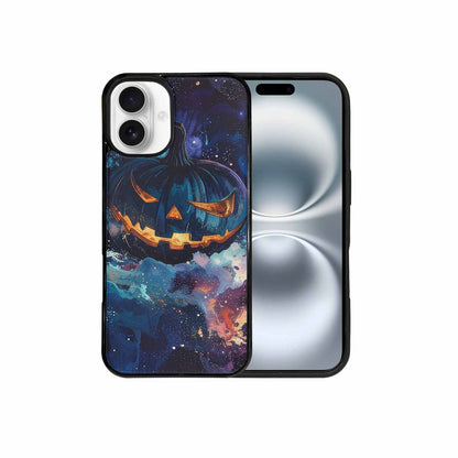 iPhone 16 Plus Case — Eamless Repeating Pattern Of Overlapping Pumpkin, Custom Print Case Cover