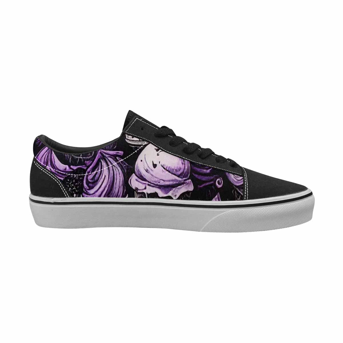 WOMEN'S Ice Cream Motif Lace-Up Canvas Y2K Shoes