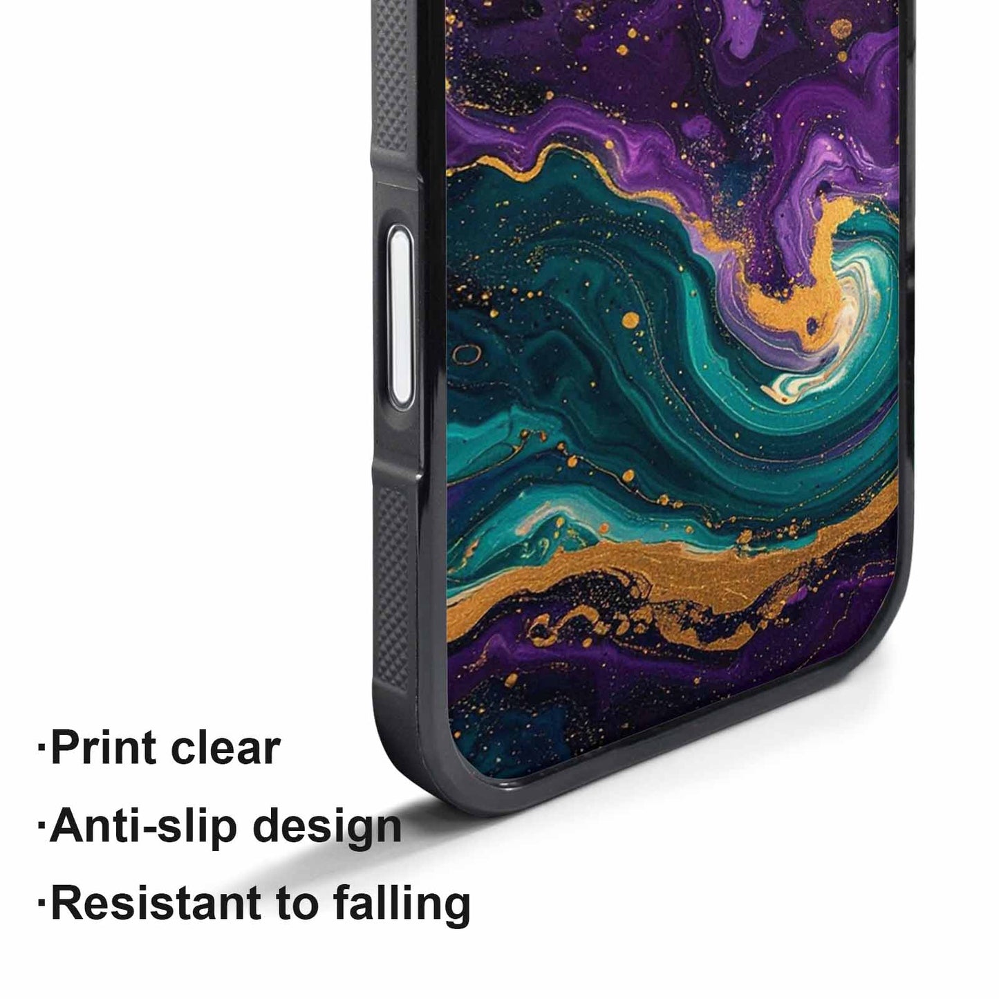 iPhone 17 Pro Case — Marble Galaxy Swirl Galaxy Space, Customized Protective Case