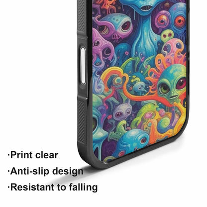 iPhone 17 Case — Aliens Tie Dyemelting Aliens Tie Dye, Custom Phone Case