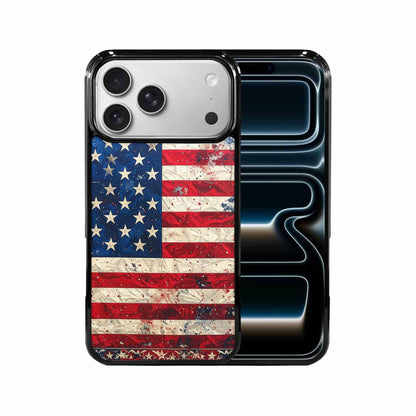 iPhone 17 Pro Max Case — American Flag Stars And Galaxy Space, Unique Phone Case Design