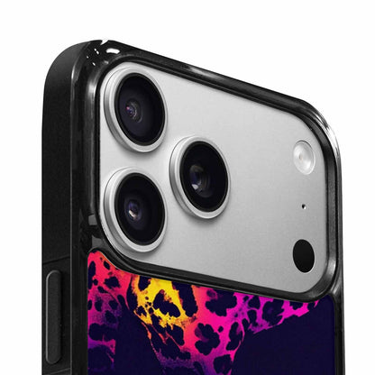 iPhone 17 Pro Case — Leopard Print Neon Seamless Pattern Animal, Customized Protective Case