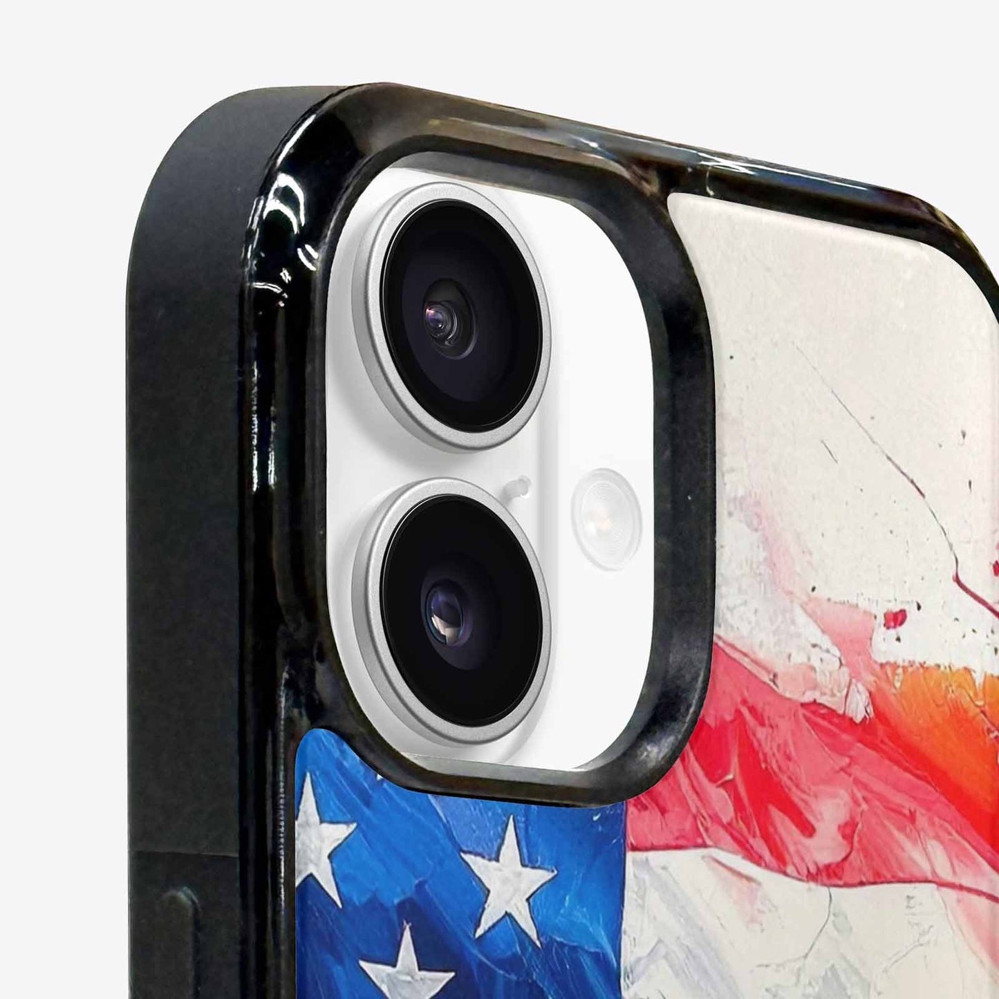iPhone 16 Case — Usa Flag Stars And Stripes Art, Custom Art Phone Cover