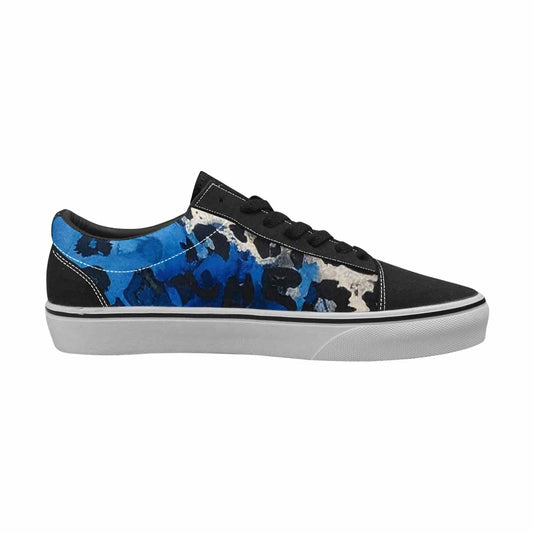 WOMEN'S Animal Print Lace-Up Canvas Dark Academia Custom Sneakers