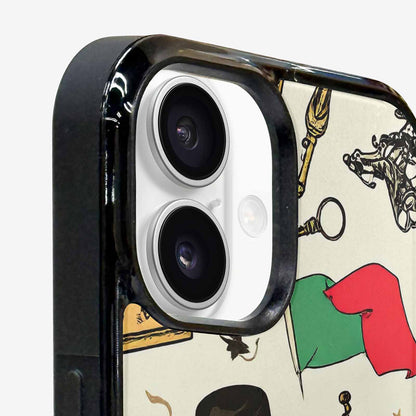 iPhone 16 Plus Case — Noir Spy Silhouette Pen Ink Noir, Custom Phone Case