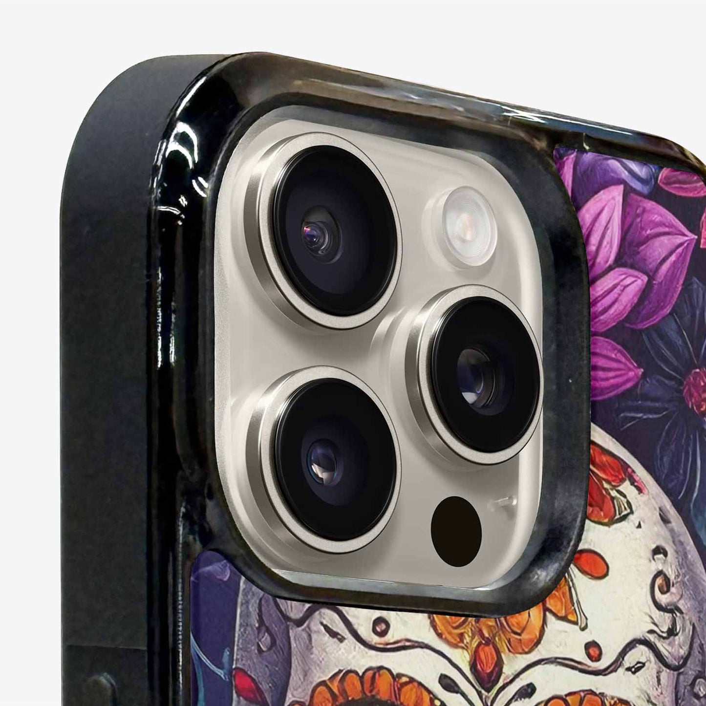 iPhone 16 Pro Case — Lotus Many Hundreds Of Skulls Art, Custom Designed Case Cover