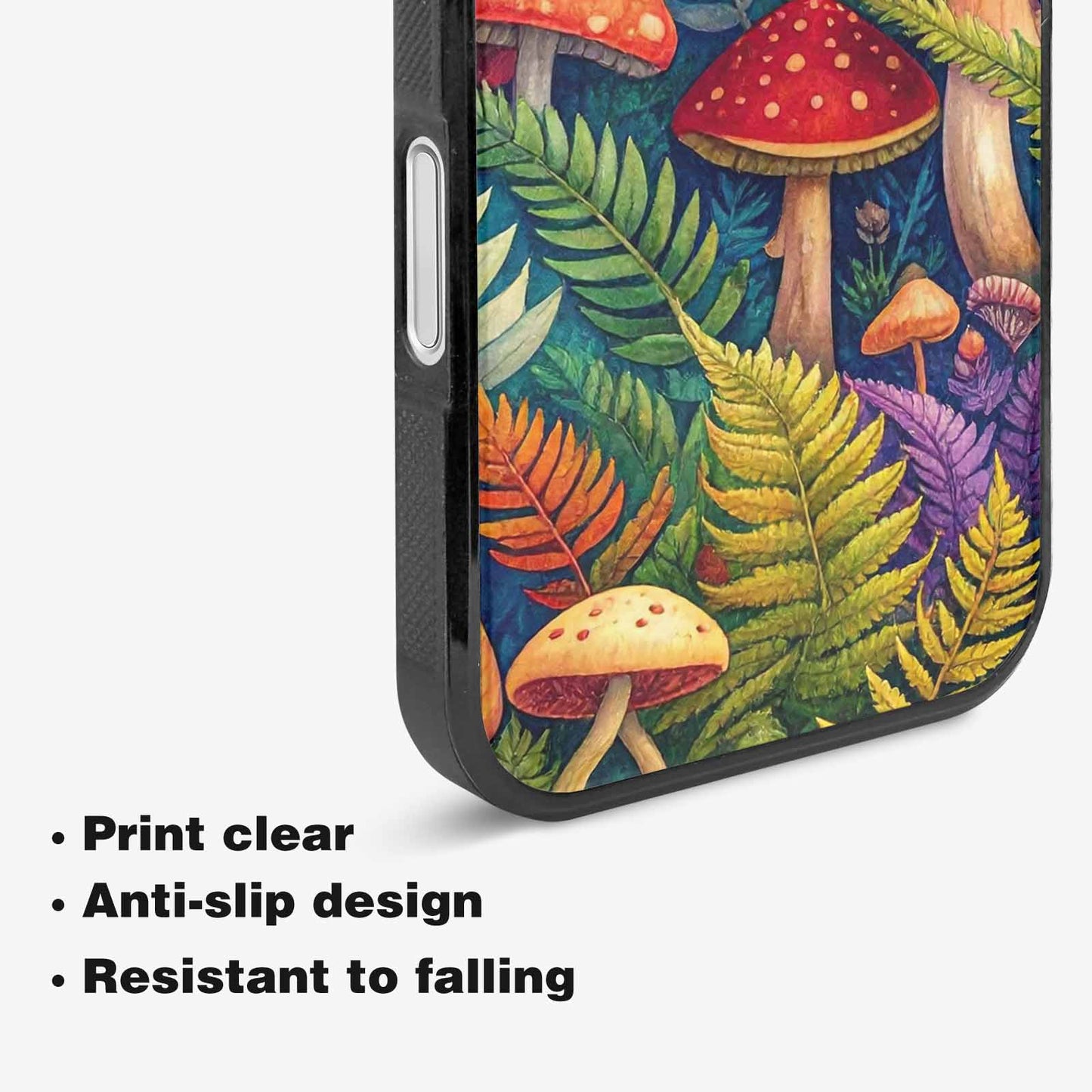 iPhone 16 Case — Mushrooms Botanicalmushrooms P Cix, Customized Protective Case