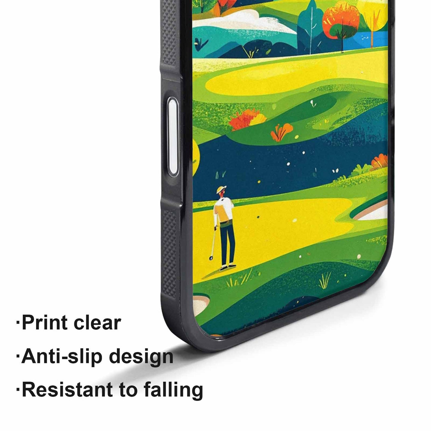 iPhone 17 Pro Case — Golf Cartoon Art Pattern Cartoon Cute, Custom Phone Case