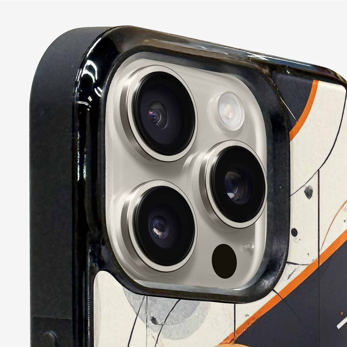 iPhone 15 Pro Max Case — Basketball Pattern Court Lines And Balls, Unique Phone Case Design