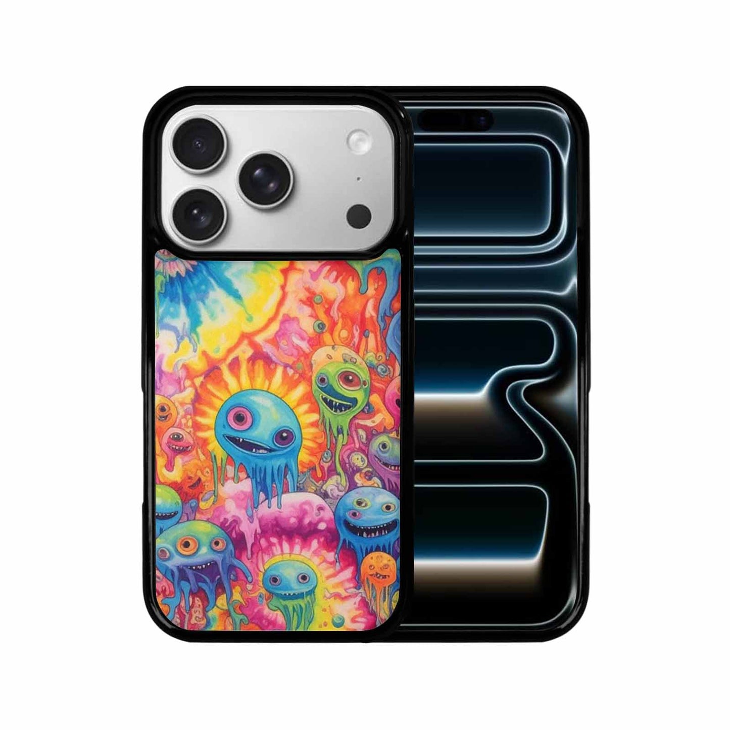iPhone 17 Pro Case — Aliens Tie Dyemelting Aliens P Tie, Original Design Phone Case