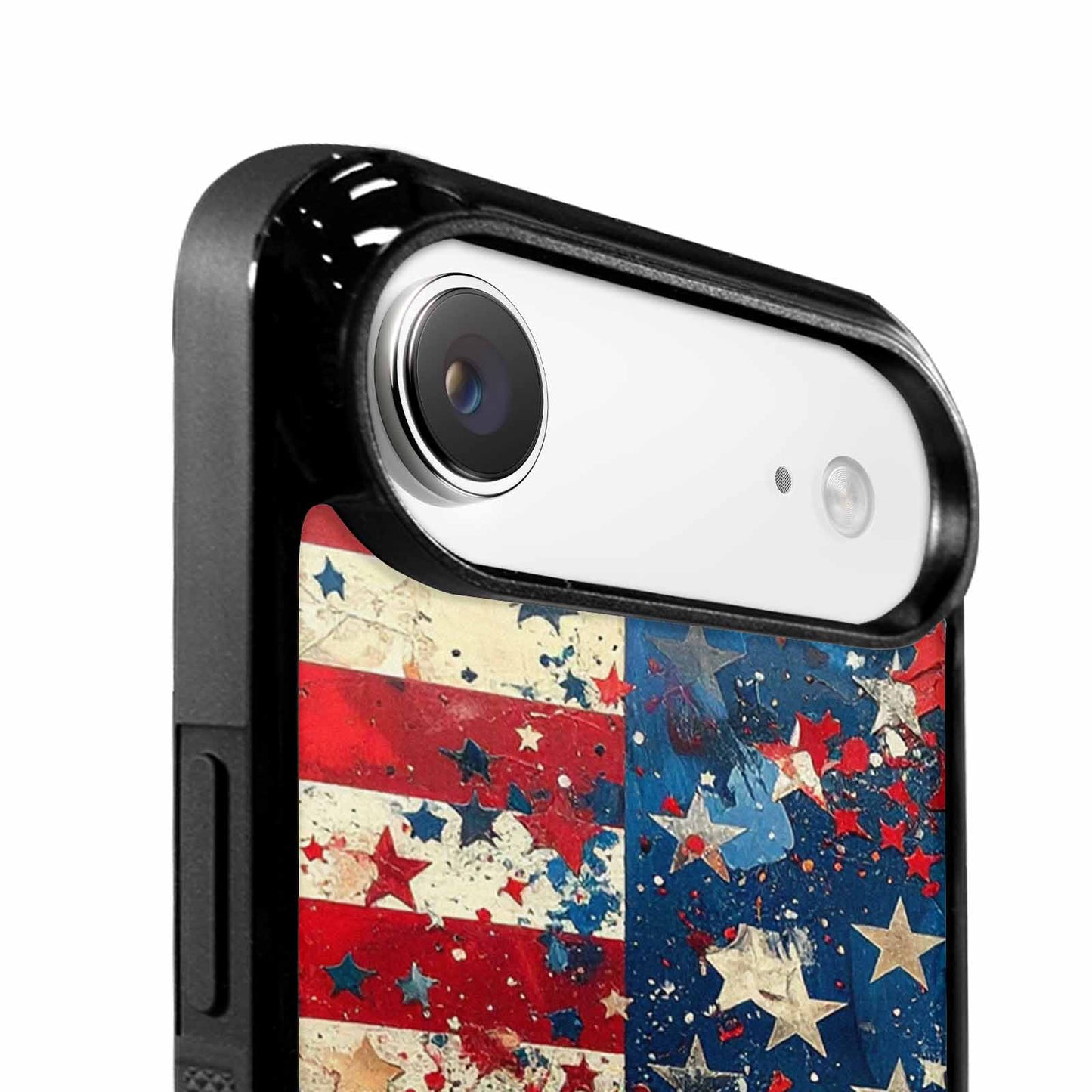 iPhone 17 Air Case — Patriotic Stars And Stripes American Galaxy, Custom Art Phone Cover