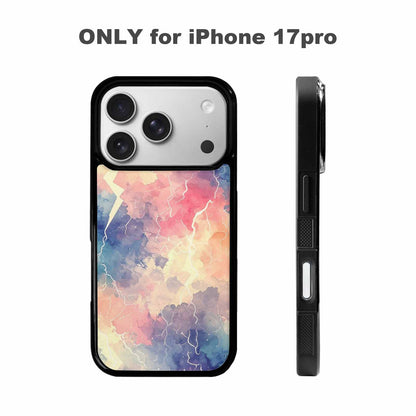 iPhone 17 Pro Case — Vintage Spring Lightning Bolt Retro Vintage, Personalized Phone Case