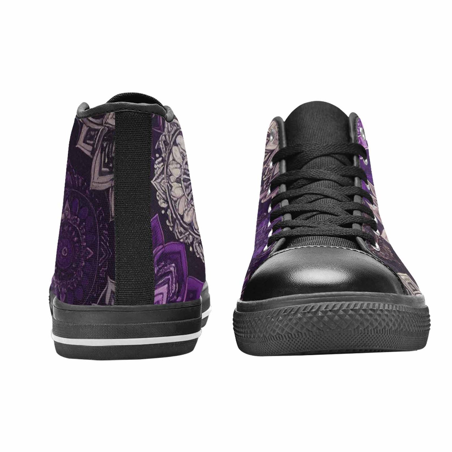 MEN'S Mandala High Top Canvas Y2K Custom Sneakers