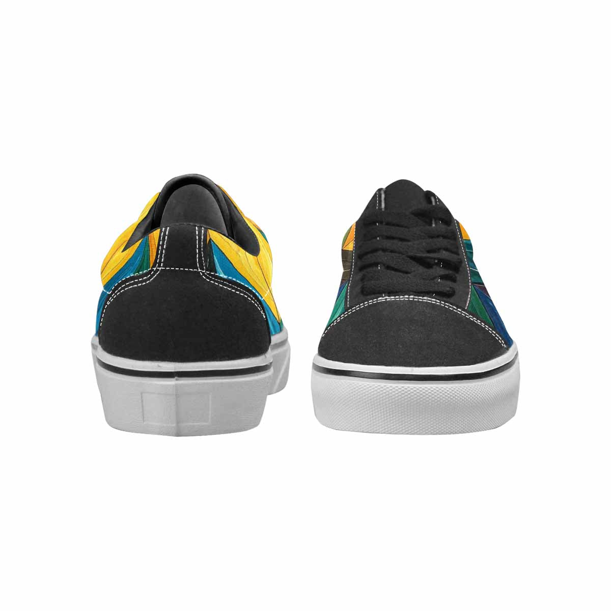 WOMEN'S Progress Pride Flag Canvas Lace-Up Dark Academia Shoes