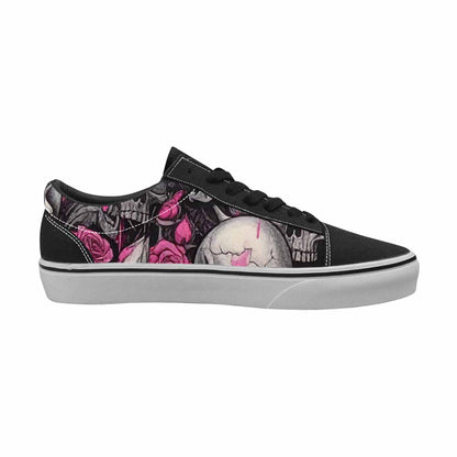 WOMEN'S Skull Roses Lace-Up Canvas Y2K Shoes