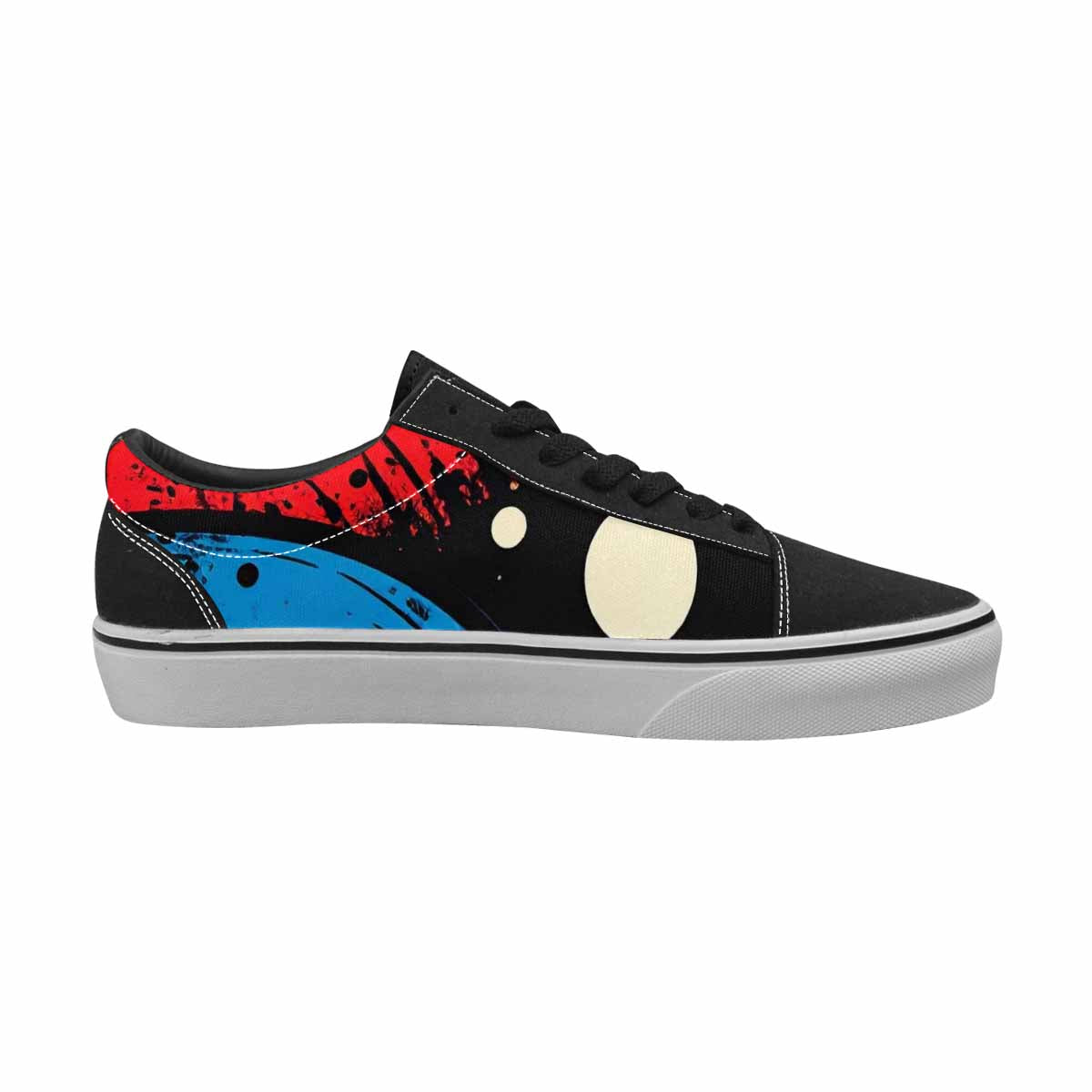 WOMEN'S Comic Book Halftone Canvas Lace-Up Aesthetic Shoes