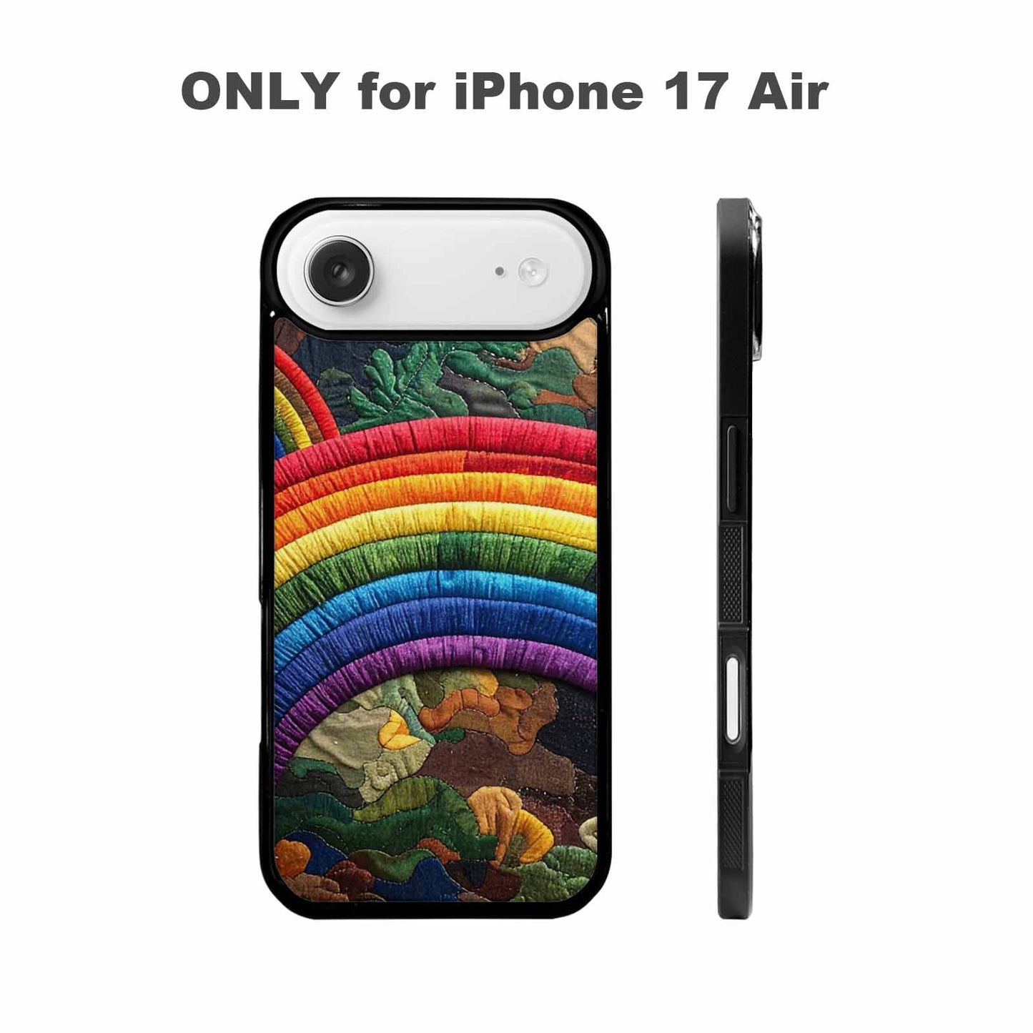 iPhone 17 Air Case — Vivid Camo Rainbow Arc Camo, Customized Protective Case