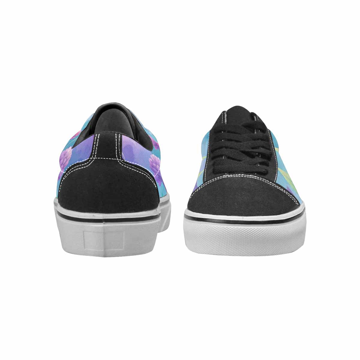 WOMEN'S Surrealist Dreamscape Canvas Lace-Up Surreal Custom Sneakers