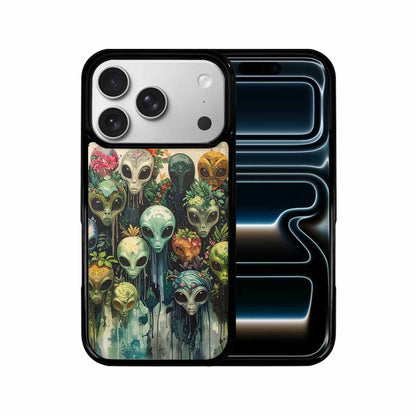 iPhone 17 Pro Case — Aliens Pattern Hundreds Of Sma Alien, Unique Phone Case Design