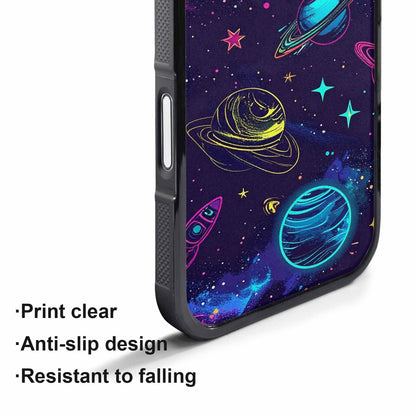 iPhone 17 Pro Max Case — Space Galaxy Astronaut Pattern, Galaxy Space, Custom Print Case Cover