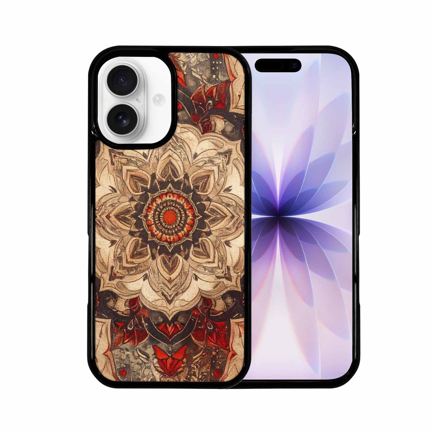iPhone 17 Case — Small Mandala Pattern, Randomly Floral, Original Design Phone Case