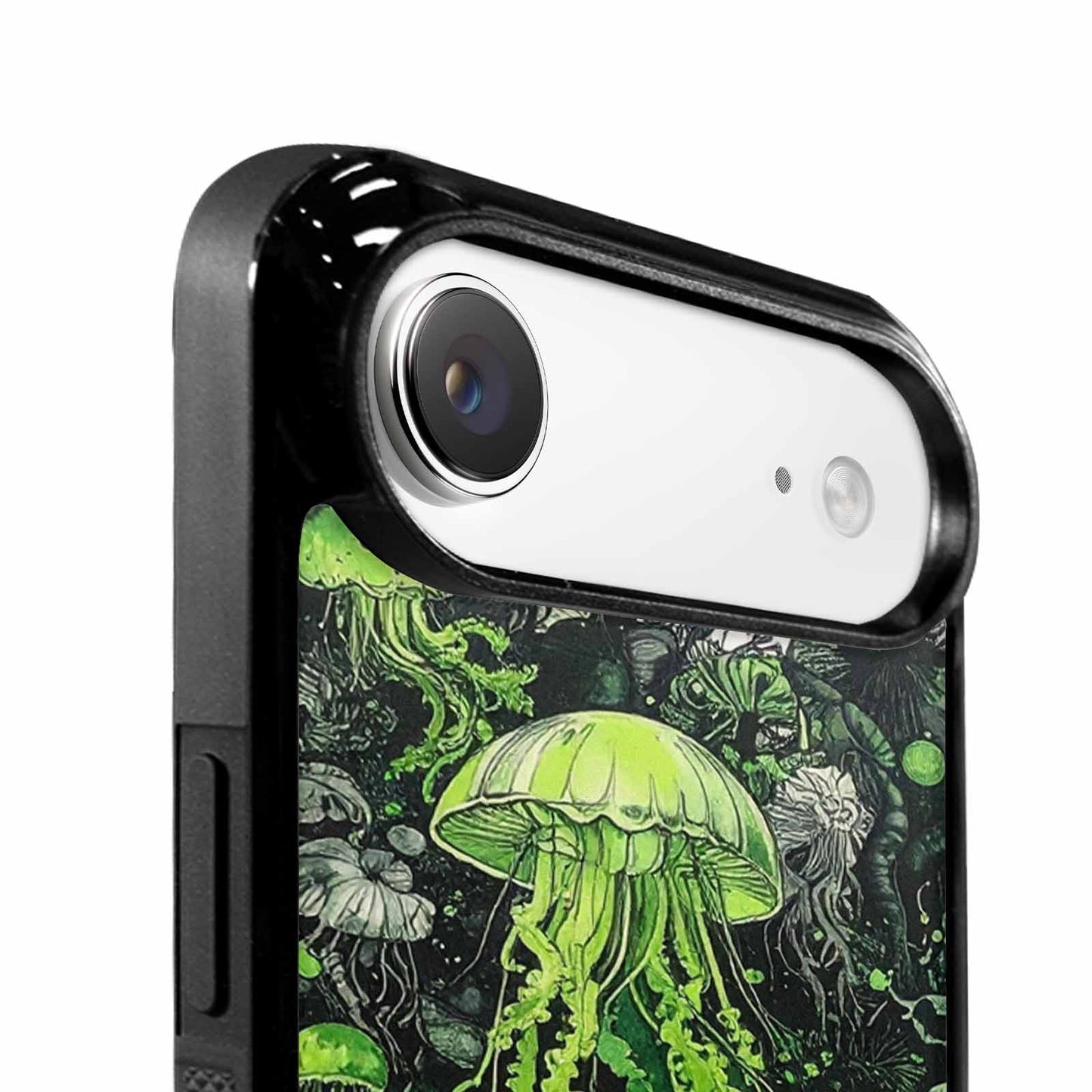iPhone 17 Air Case — Sea Creature Burst Black Green Original, Personalized Phone Case